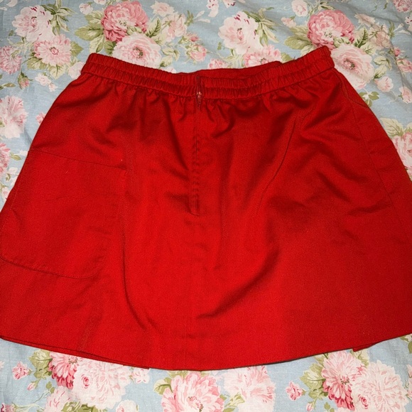Vintage Red Women's Skirt - Picture 3 of 3